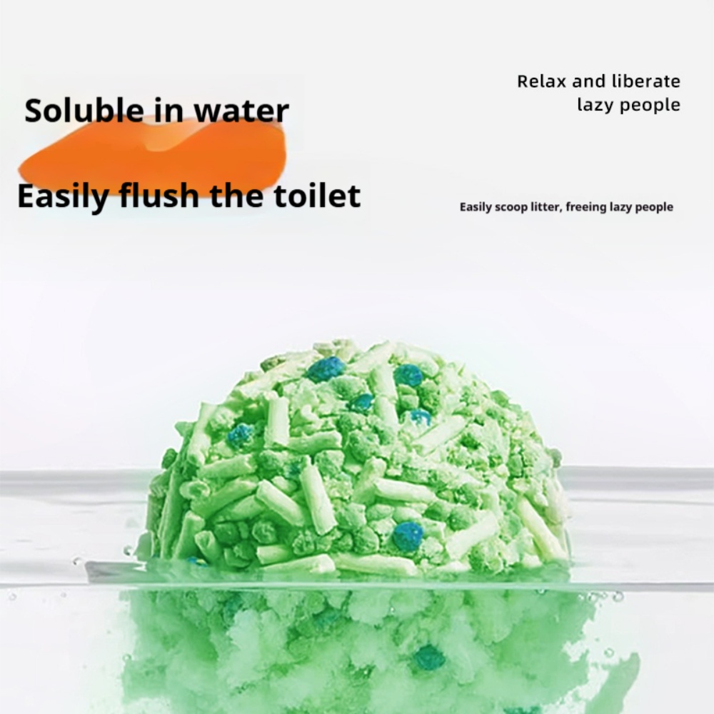 Hot-selling tofu cat litter, green tea peach flavor - Image 2