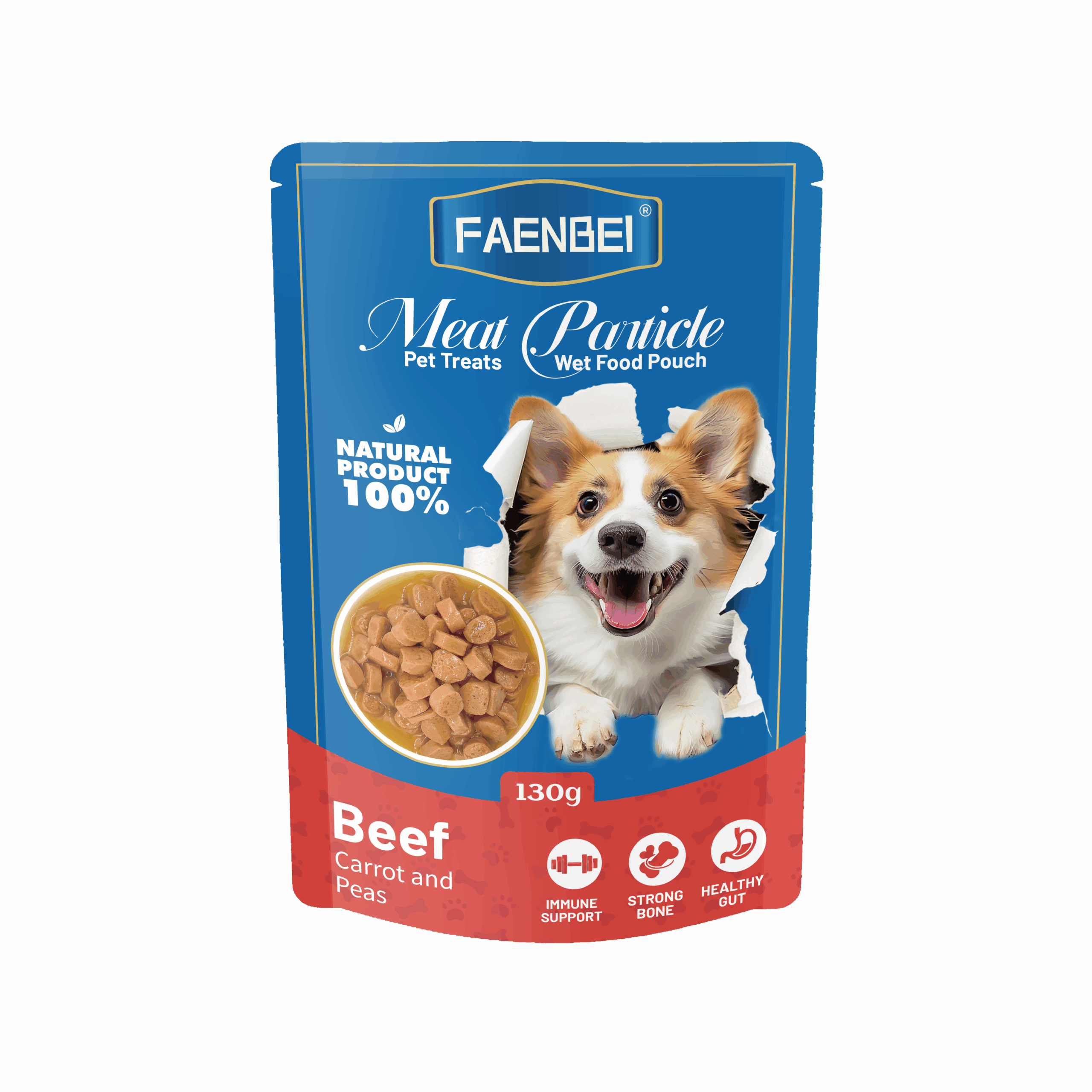 Pet Snacks Wet Food Pack Nutritious Dog Snacks Adult Puppy Wet Food Nutrition Mousse Meat Puree Bulk 130g/pack - Image 5