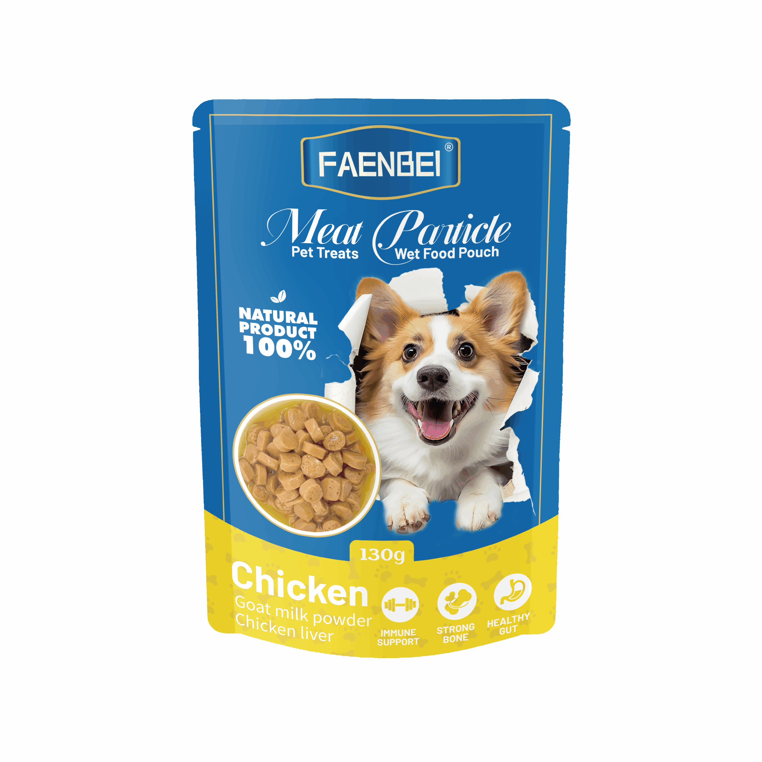 Pet Snacks Wet Food Pack Nutritious Dog Snacks Adult Puppy Wet Food Nutrition Mousse Meat Puree Bulk 130g/pack - Image 4