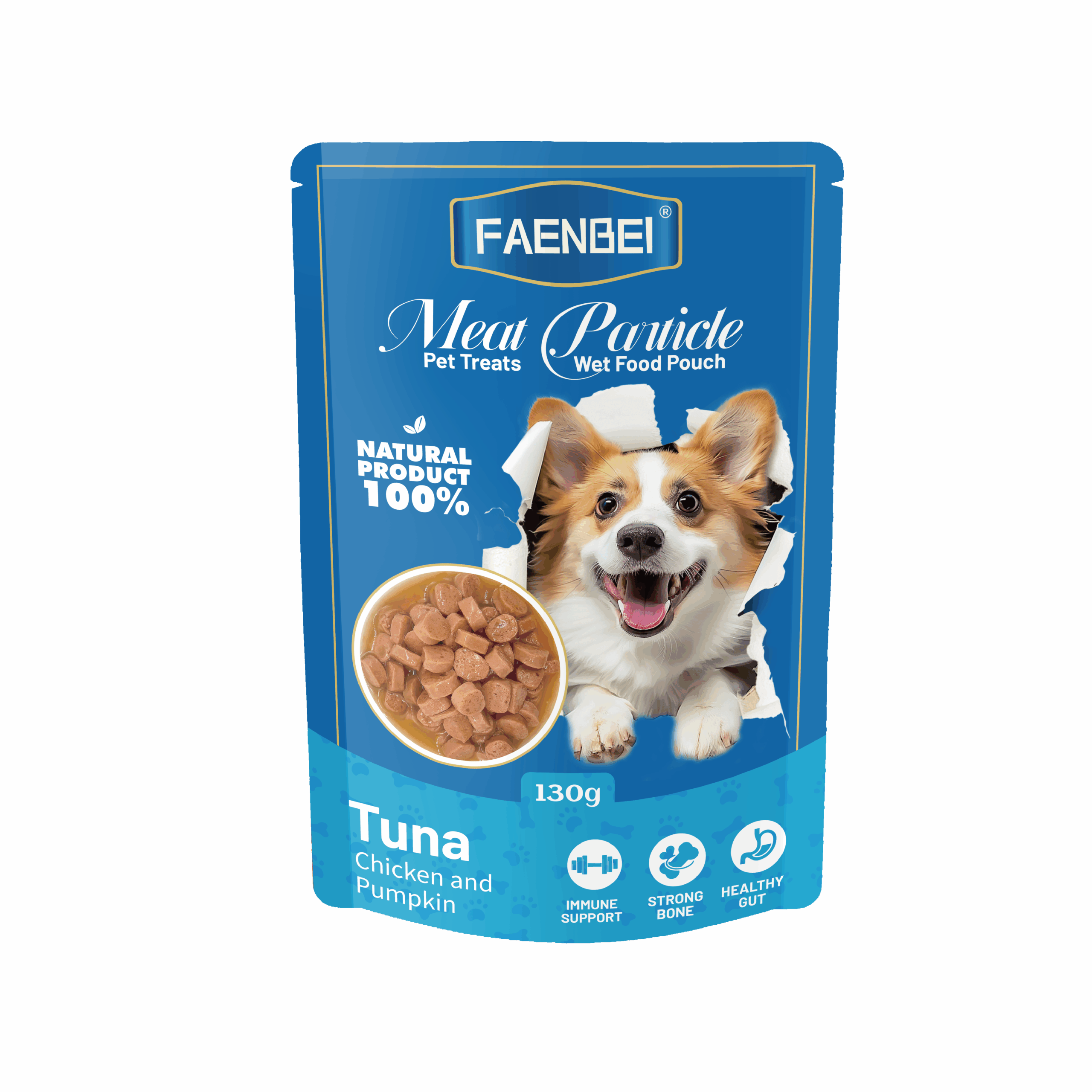 Pet Snacks Wet Food Pack Nutritious Dog Snacks Adult Puppy Wet Food Nutrition Mousse Meat Puree Bulk 130g/pack - Image 2