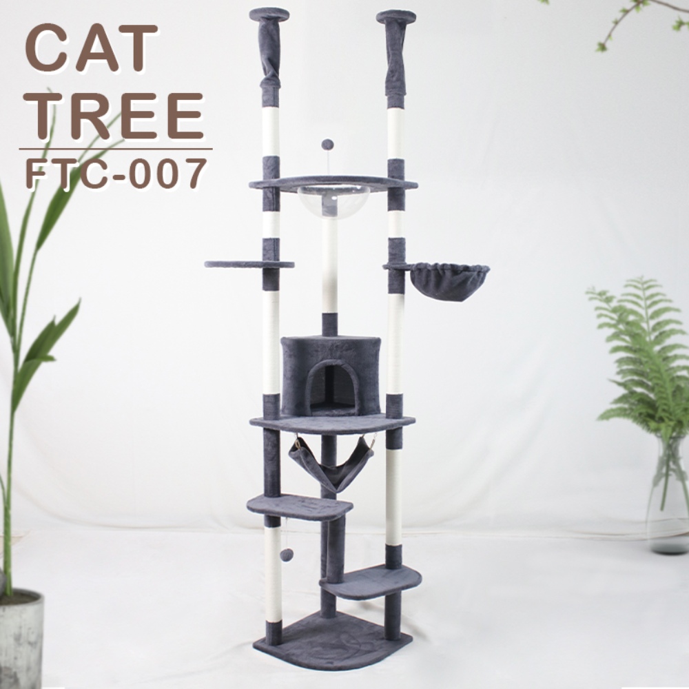 Wholesale Cat Trees Tower Tree House New Cute Luxury High Quality Large Pet Cat Climbing Frame Cat Tree - Imagem 2