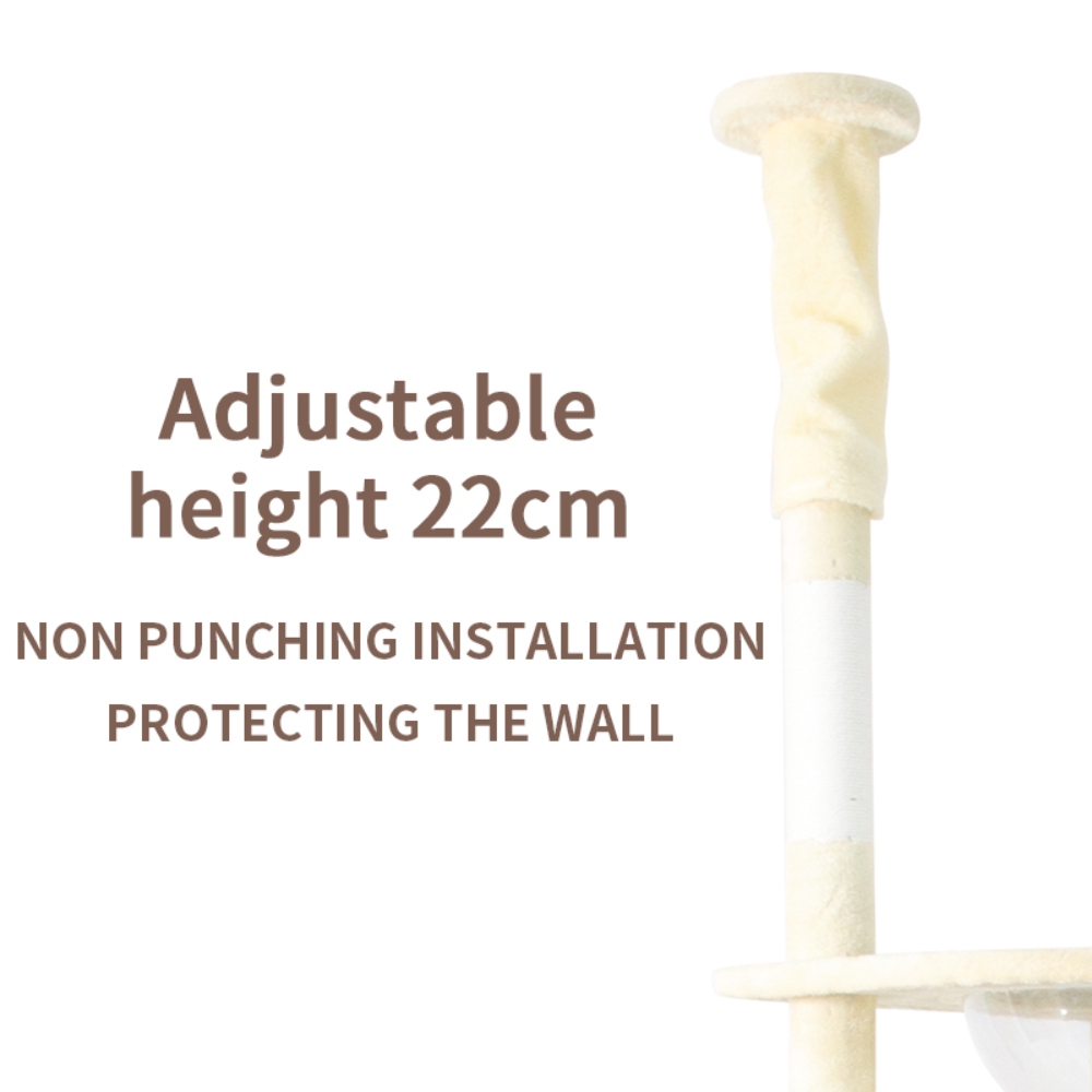 Wholesale Cat Trees Tower Tree House New Cute Luxury High Quality Large Pet Cat Climbing Frame Cat Tree - Imagem 7