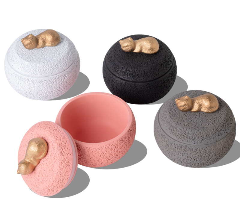 White Memorial Box Urn Cremation Storage Box Funeral Supplies