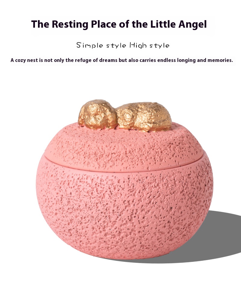 White Memorial Box Urn Cremation Storage Box Funeral Supplies — изображение 4