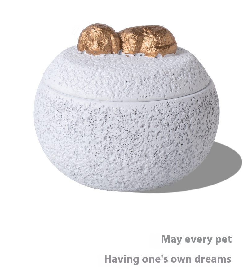 White Memorial Box Urn Cremation Storage Box Funeral Supplies — изображение 3