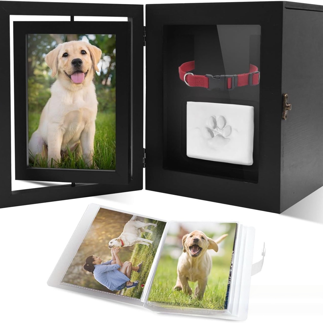 Modern Style Chinese Design Wooden Pet Urn Funeral Supplies Pet Memorial Tombstone for Pet Memorials — изображение 3