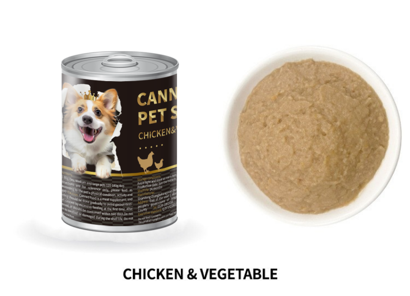Factory Wholesale Delicious 375g Pet Canned Food Snacks Wet Dog Food Dog Can Food - Imagen 2