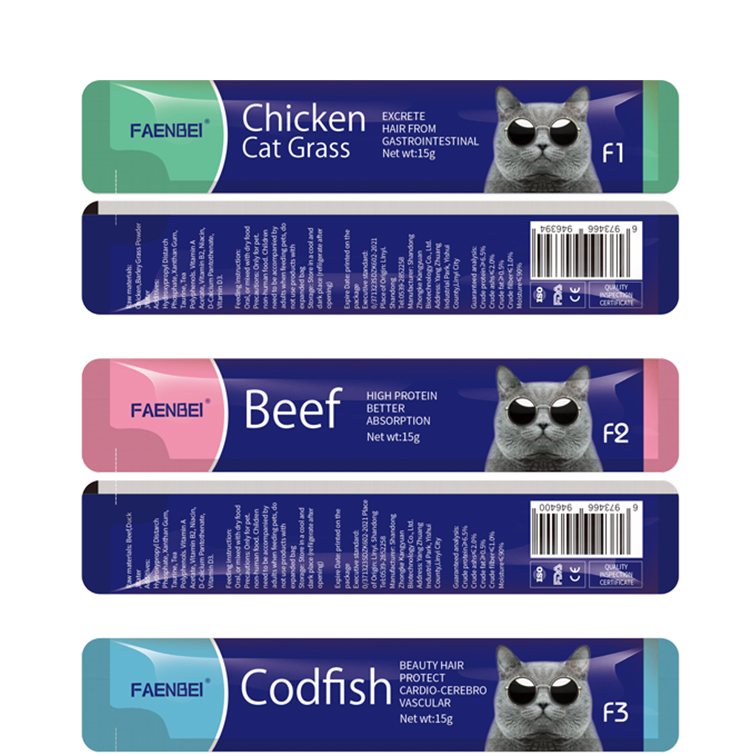 Export OEM/ODM Hot Sale Wet Food Cat Snacks Creamy Cat Bars Creamy Treat Cat Strips - Imagen 6