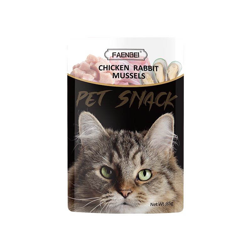 85g Pet Snacks Wet Food Pack Nutritious Cat Snacks 3 Flavors OEM ODM Pet Pouch Food - Imagen 3