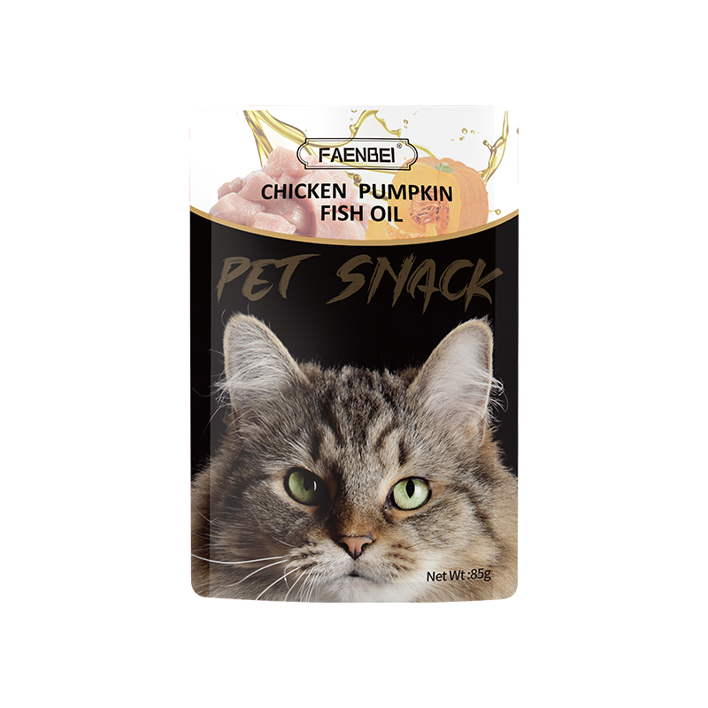 85g Pet Snacks Wet Food Pack Nutritious Cat Snacks 3 Flavors OEM ODM Pet Pouch Food - Imagen 2