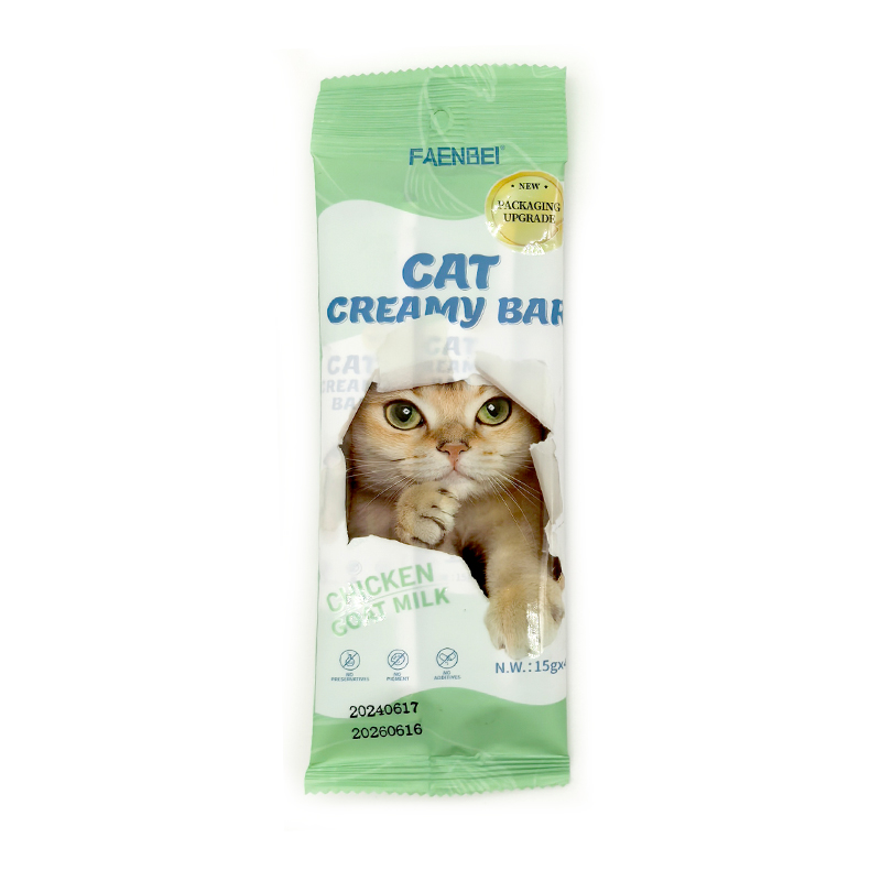Fresh Meat Cat Strips Pet Liquid Cat Snacks Nutrition Wet Food Wholesale Cat Creamy Treat Chicken Tuna Salmon 15g*4 Pcs - Image 6