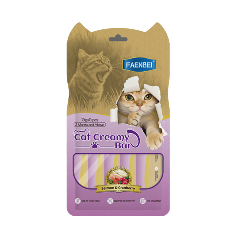 Cat Creamy Snack Faenbei Brand Cat Food Creamy Stick Various Flavor Wet Snack for Cats - الصورة 3