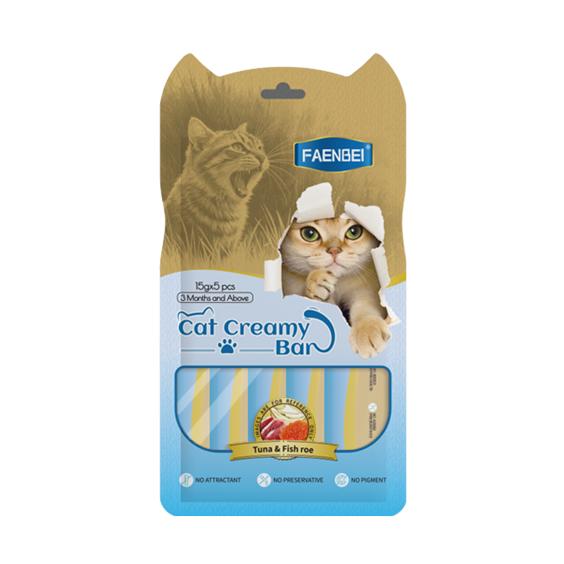 Cat Creamy Snack Faenbei Brand Cat Food Creamy Stick Various Flavor Wet Snack for Cats - الصورة 4