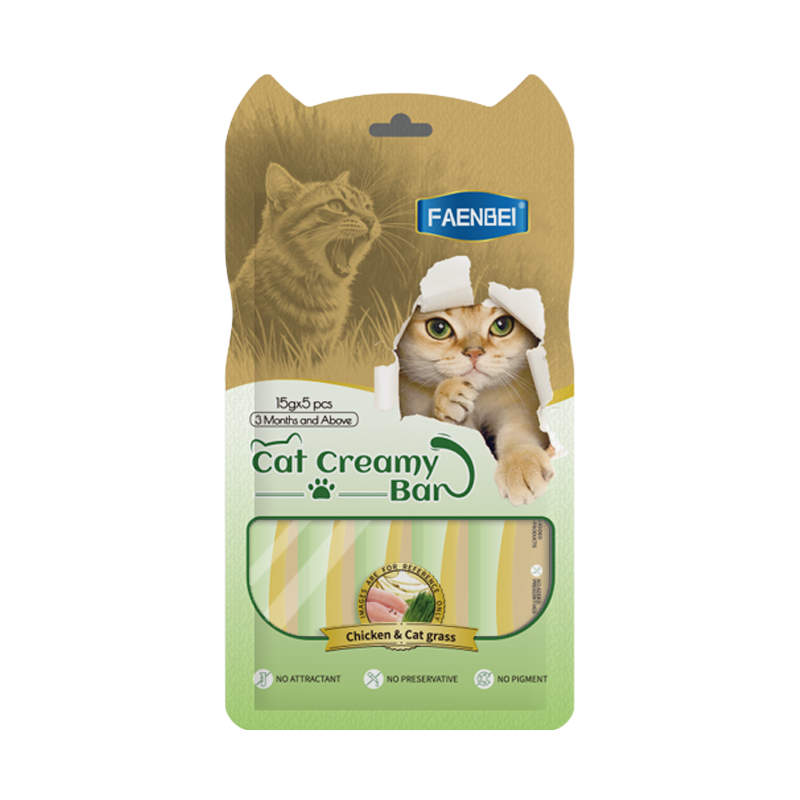 Cat Creamy Snack Faenbei Brand Cat Food Creamy Stick Various Flavor Wet Snack for Cats - الصورة 2