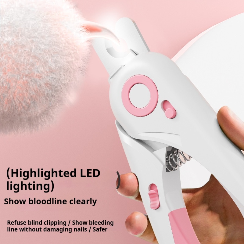 Dog and cat nail clippers LED nail file Nail trimmer Cleaning supplies — изображение 5