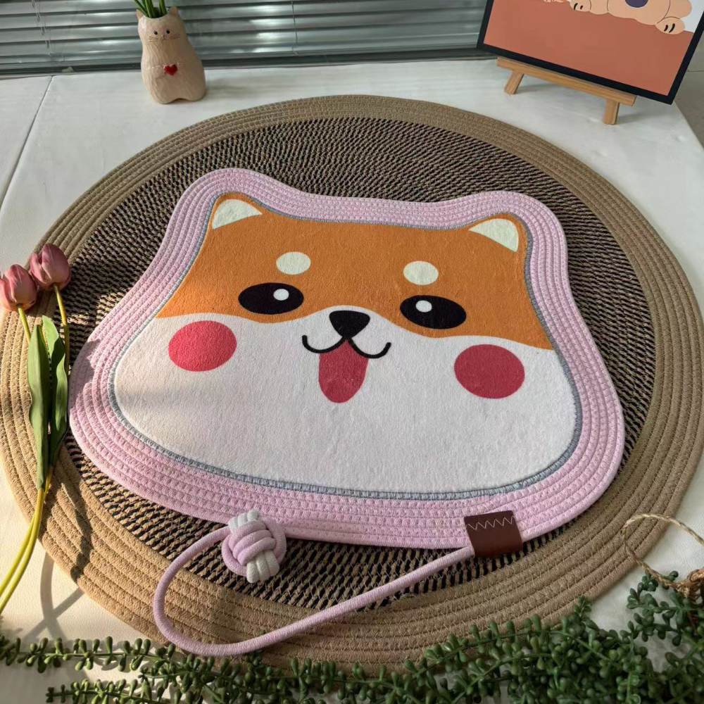 Hand-woven cat scratch pad sleeping bed - Wear-resistant, anti-slip, detachable and washable - Image 8