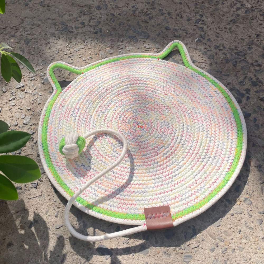 Hand-woven cat pads - detachable and washable all-season pet pads — изображение 2