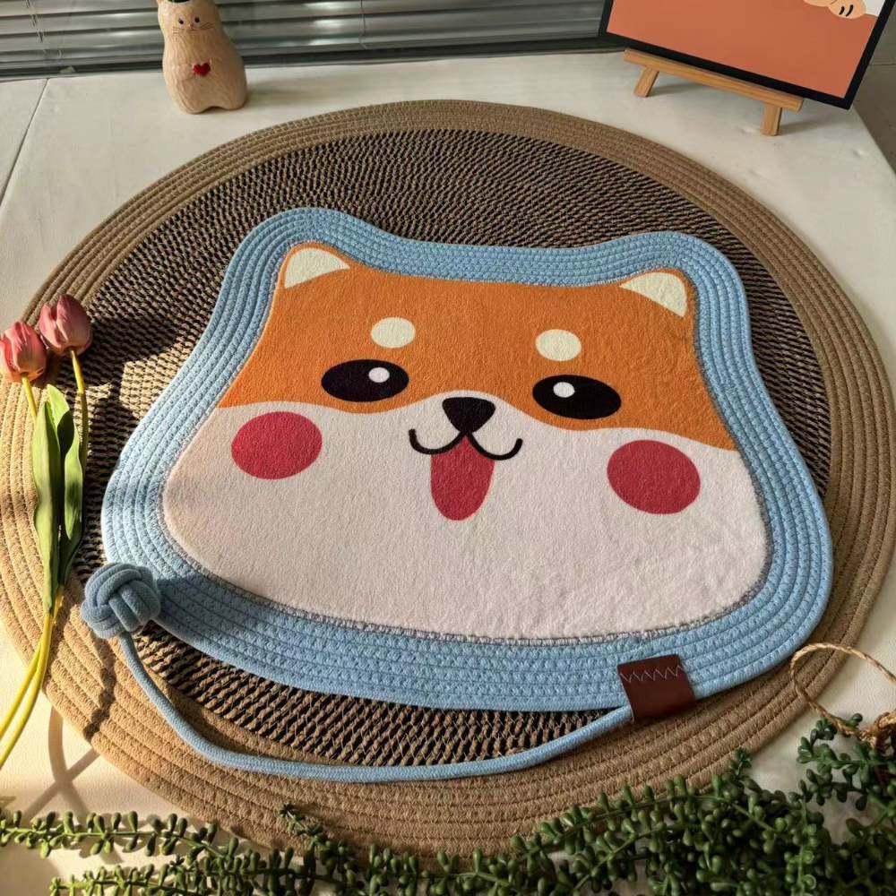 Hand-woven cat scratch pad sleeping bed - Wear-resistant, anti-slip, detachable and washable - Image 6