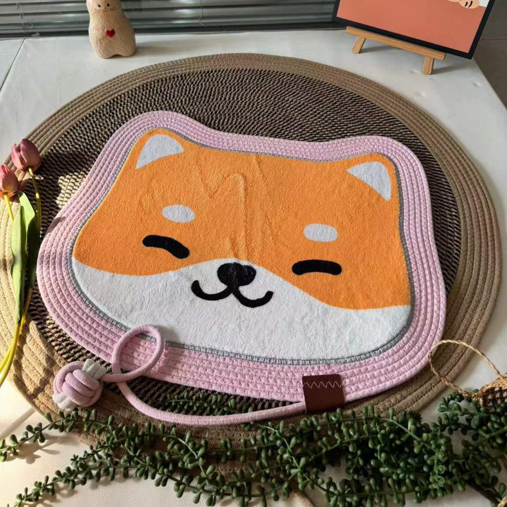 Hand-woven cat scratch pad sleeping bed - Wear-resistant, anti-slip, detachable and washable - Image 7